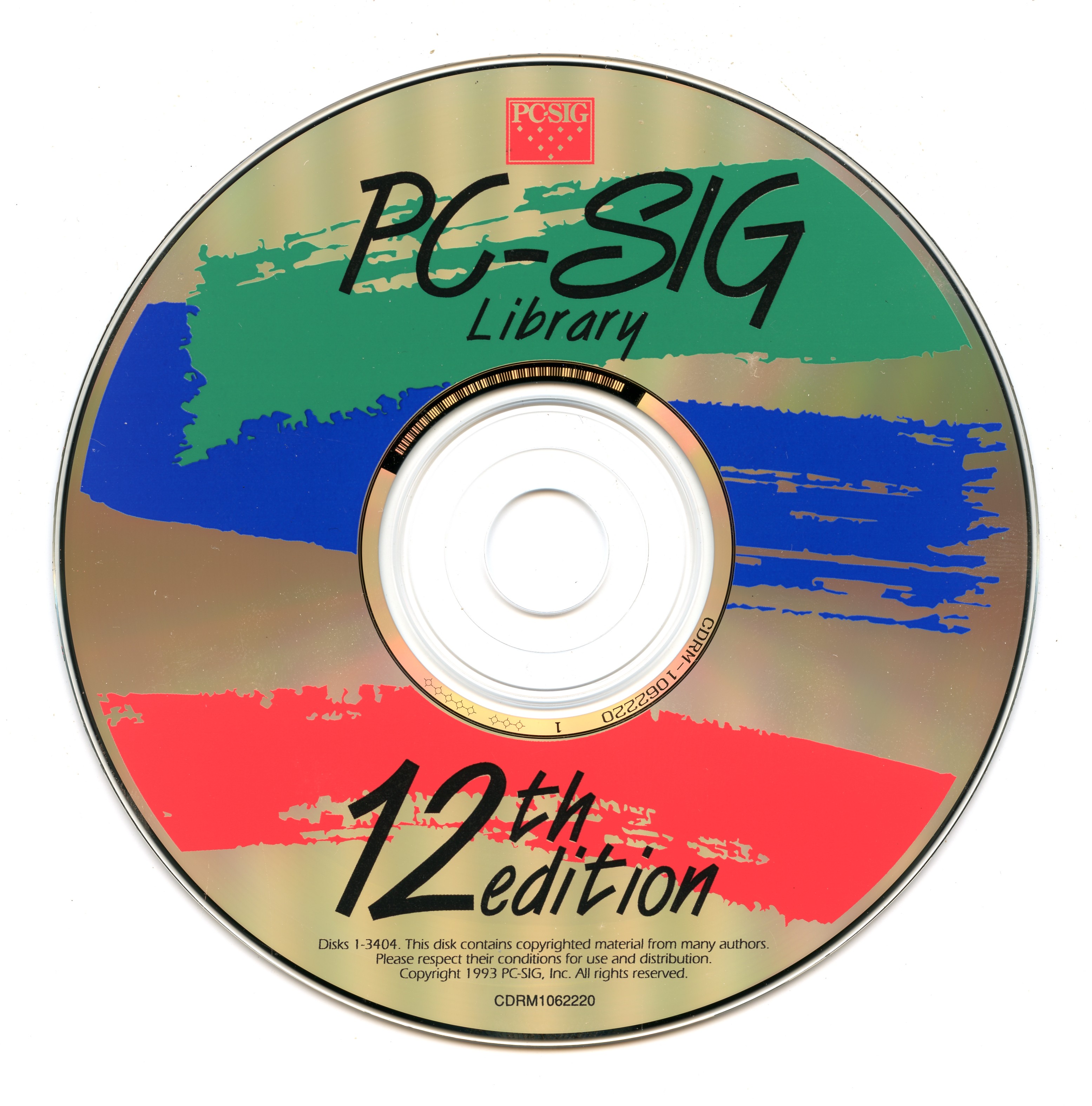 PC-SIG 12th Edition CD-ROM